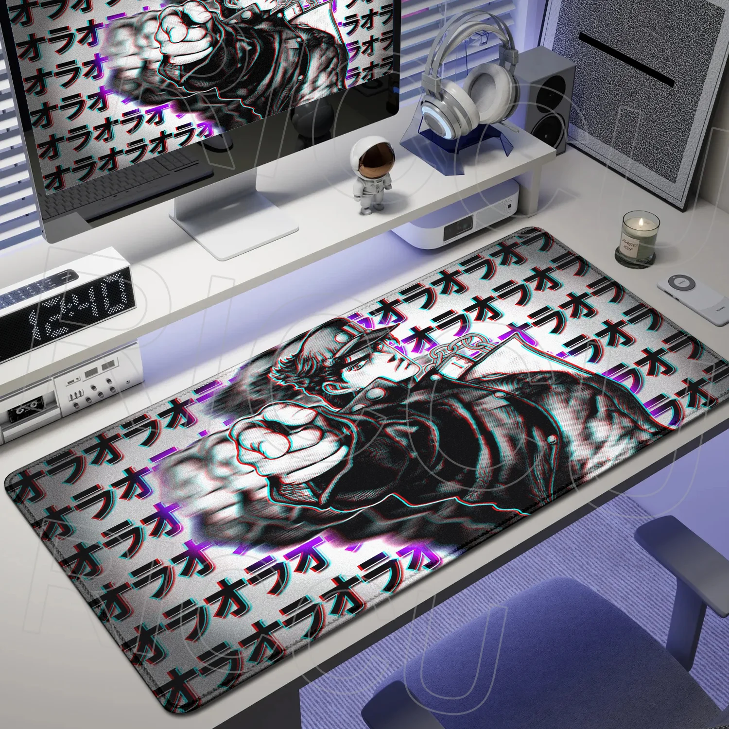 XXL HD Printing Rug JOJO Bizarre Adventure Mouse Pad Gamer Keyboard Pads Non-slip Mousepad Anime Gaming PC Accessories Desk Mat