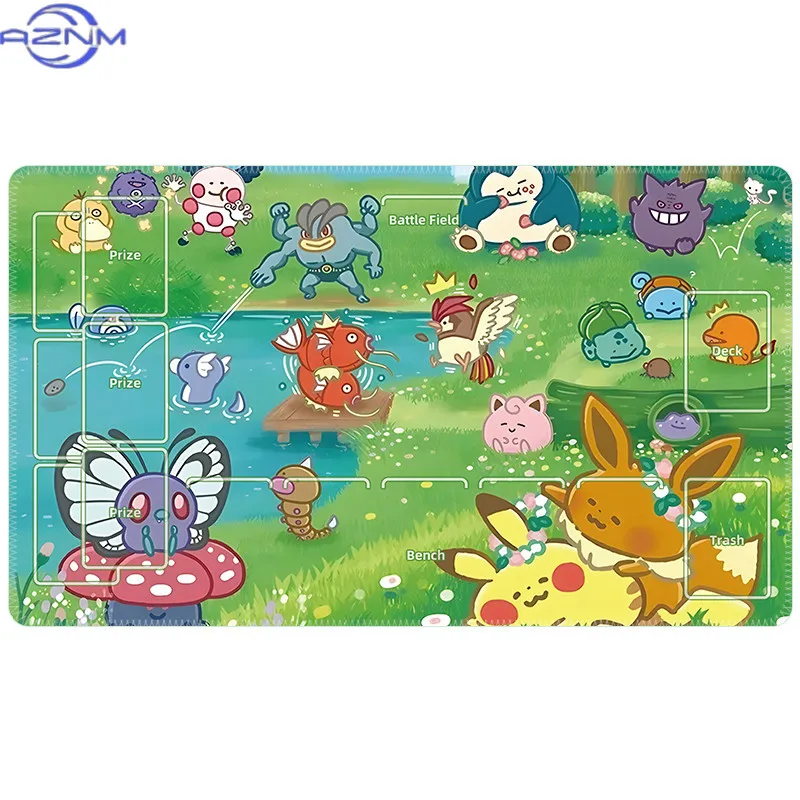 Cute Ghost Monster Cartoon Mouse Pad, Non-Slip Waterproof Mouse Mat for Anime Trading Card Game