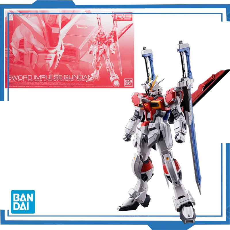 

BANDAI оригинальный RG PB 1/144 ZGMF-X56S гигантский меч ImPulse Gundam собранная модель подвижная коллекция кукол украшения подарок для мальчика