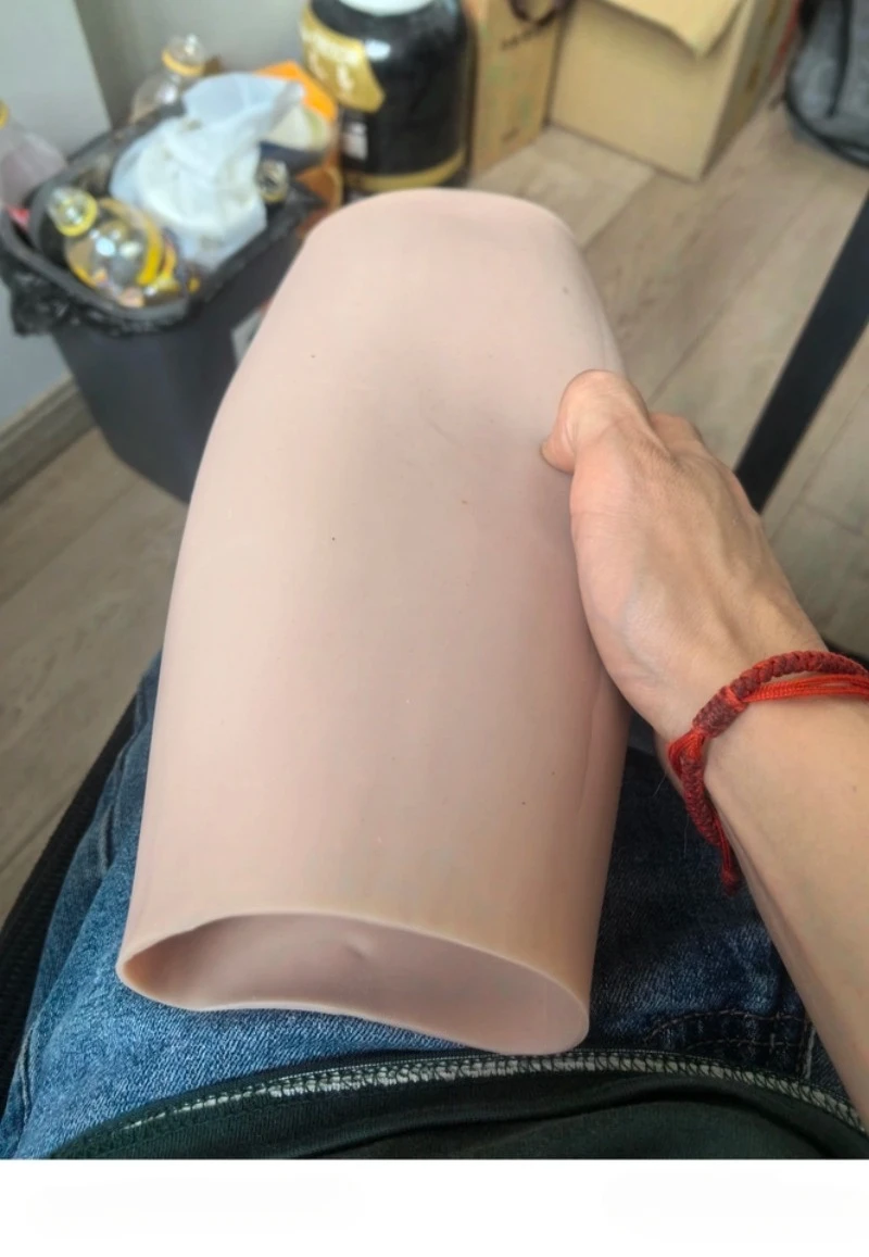 Silicone leg beauty leg cover thigh modification elasticity increases birthmark scar cover skin tone
