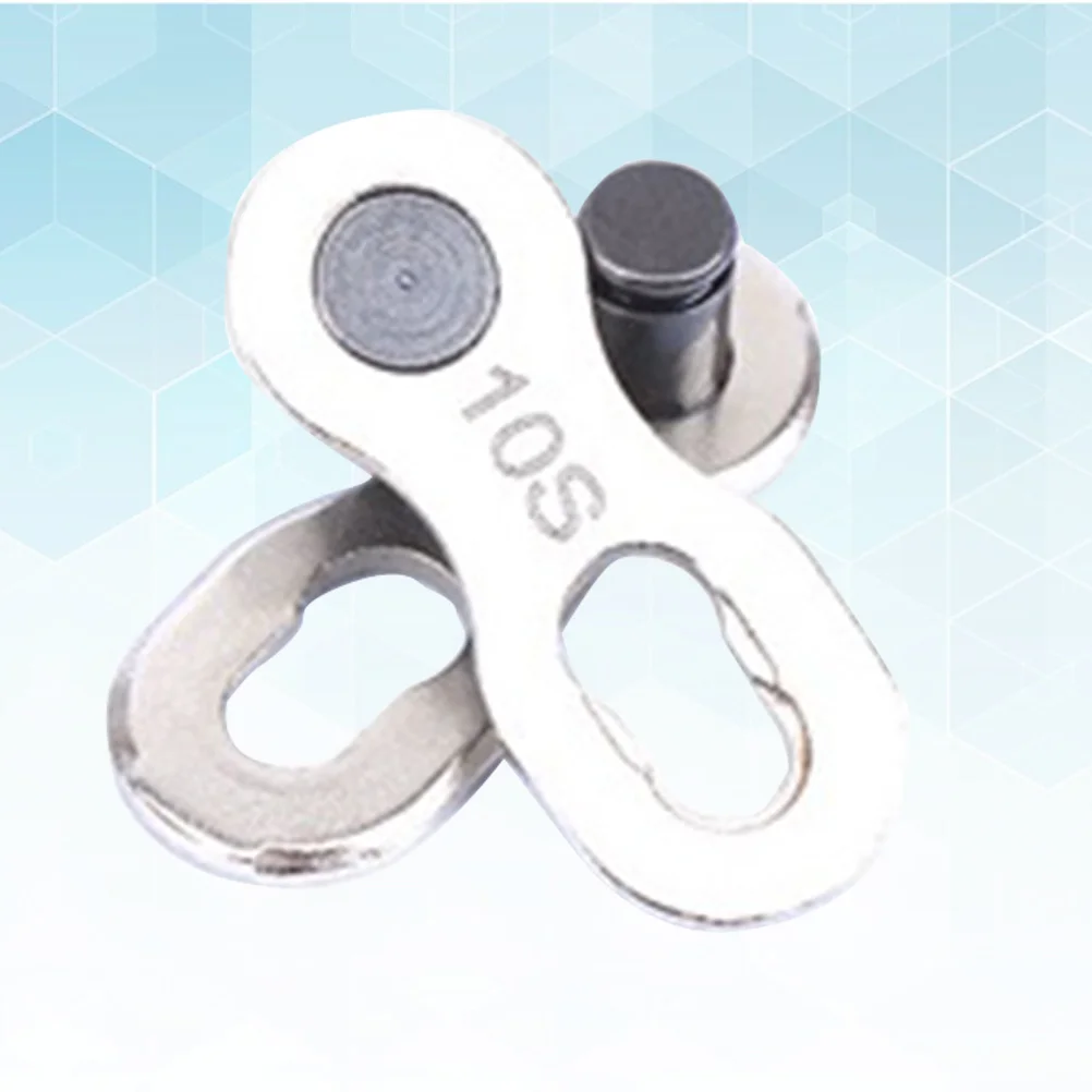 

1Pair Buckle Bike Chain Accessory Silver for 10 Chain Temporary Repair Joint Accessory Missing Link