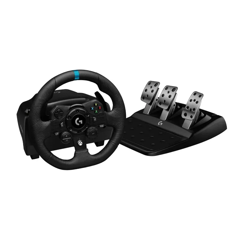

G923 Racing Wheel and Pedals for Xbox Series X|S, Xbox One and PC featuring TRUEFORCE up to 1000 Hz Force Feedback, Res