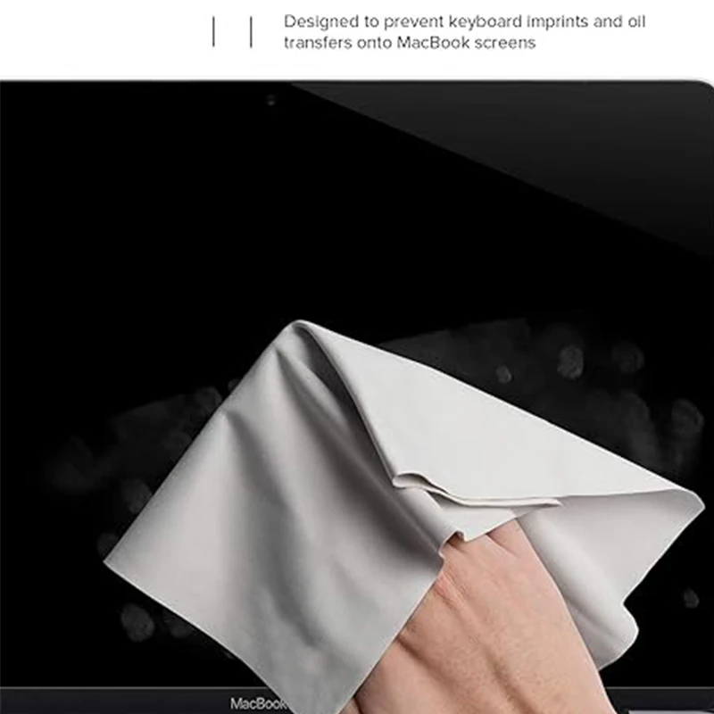 For MacBook Screen Cleaning Cloth Dustproof Cover Microfiber Dustproof Cleaning Cloth For MacBook 13 14 15 16 Inch Laptop Liner view 5