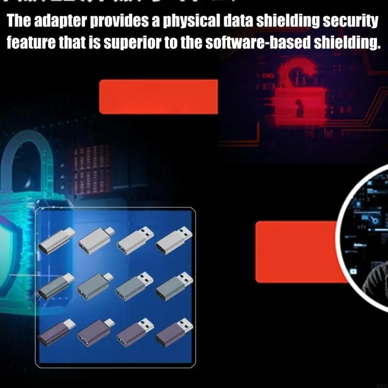 2025 New Compact USB Port Protectors Prevents Unauthorized Data Access Metal Housing Data Blocker Works With Various Electronics