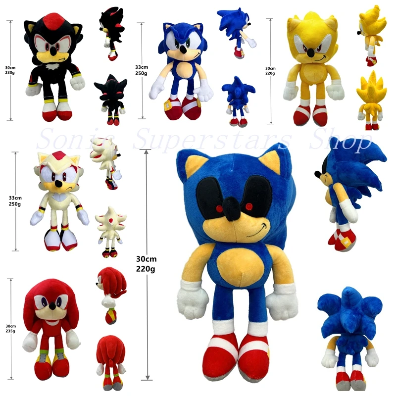 

Game Anime Character Super Sonic Mouse Plush Doll Talnak Hedgehog Doll Super Sonic Doll Toy Kids New Cute Cartoon Doll Gift