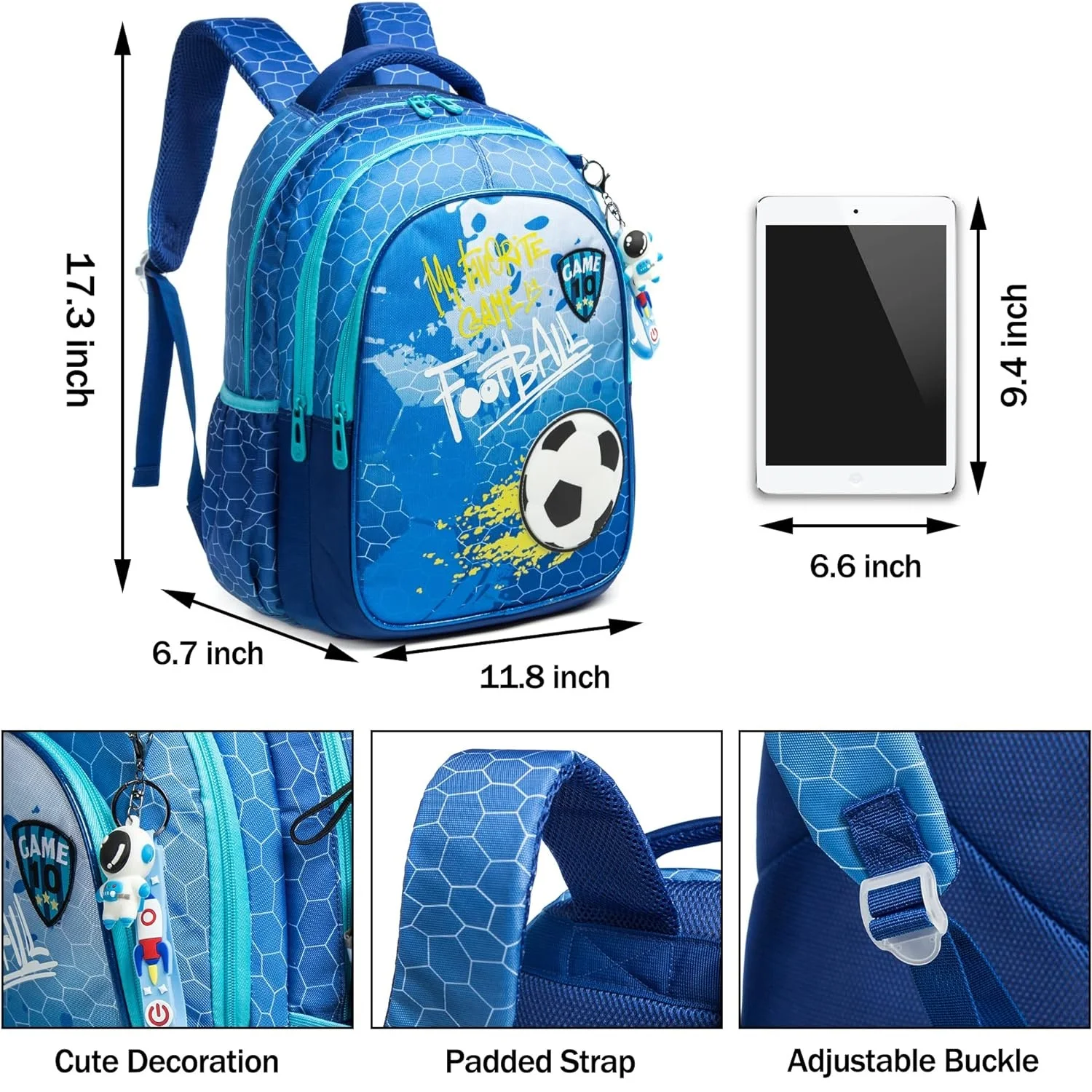 School Backpacks for Primary Children 3 in 1 School Bag Child with Lunch Bag Kids Book Bag for Boys Girls Kawaii Backpack