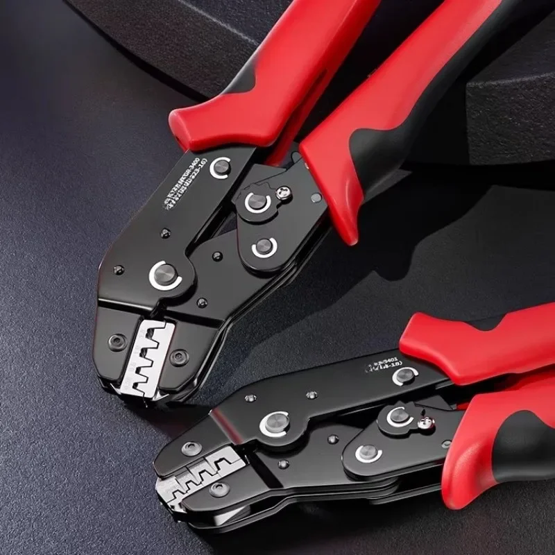 

Саморегулирующиеся клещи-кримперы с трещоткой для обжима проводов - универсальный инструмент для обжима кабельных наконечников для электриков