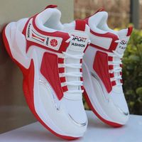 Men's Breathable Basketball Shoes Sport Outdoor Sneakers Cushioning Basketball Sneakers Men's High-top Breathable Athletic Shoes