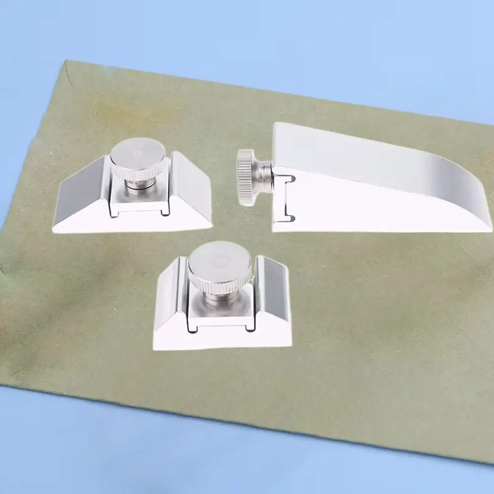 Aluminum Alloy Sandpaper Leather Edge Grinder Hand-held Sandpaper Holder Inner Corner Plane Polishing Sturdy DIY
