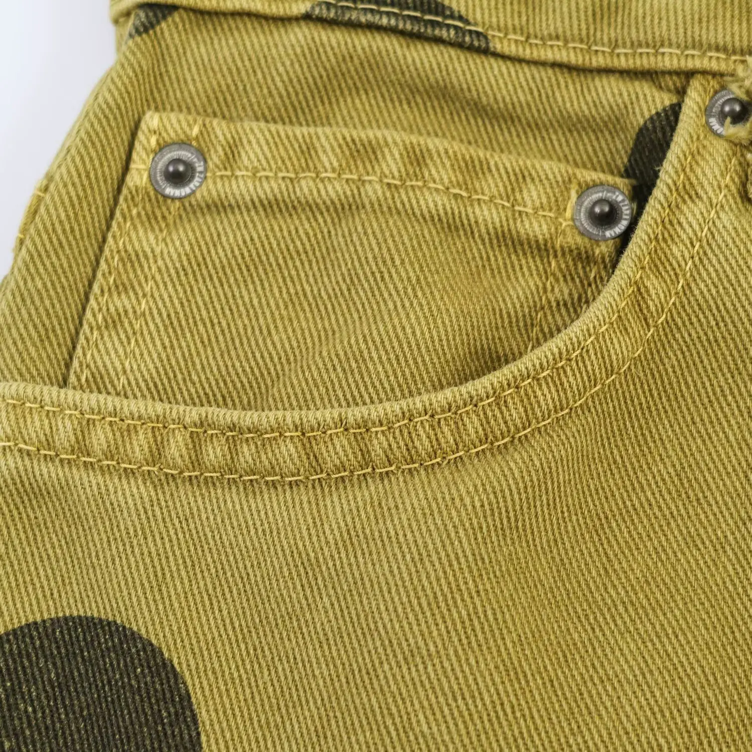 TFMLN Neue Damen Barrel-Jeans mit Punktmuster, lockere Denim-Hose, Sommermode, lässige Reißverschluss-Hose, Vintage Wide-Leg-Hose für Damen – Detail 6