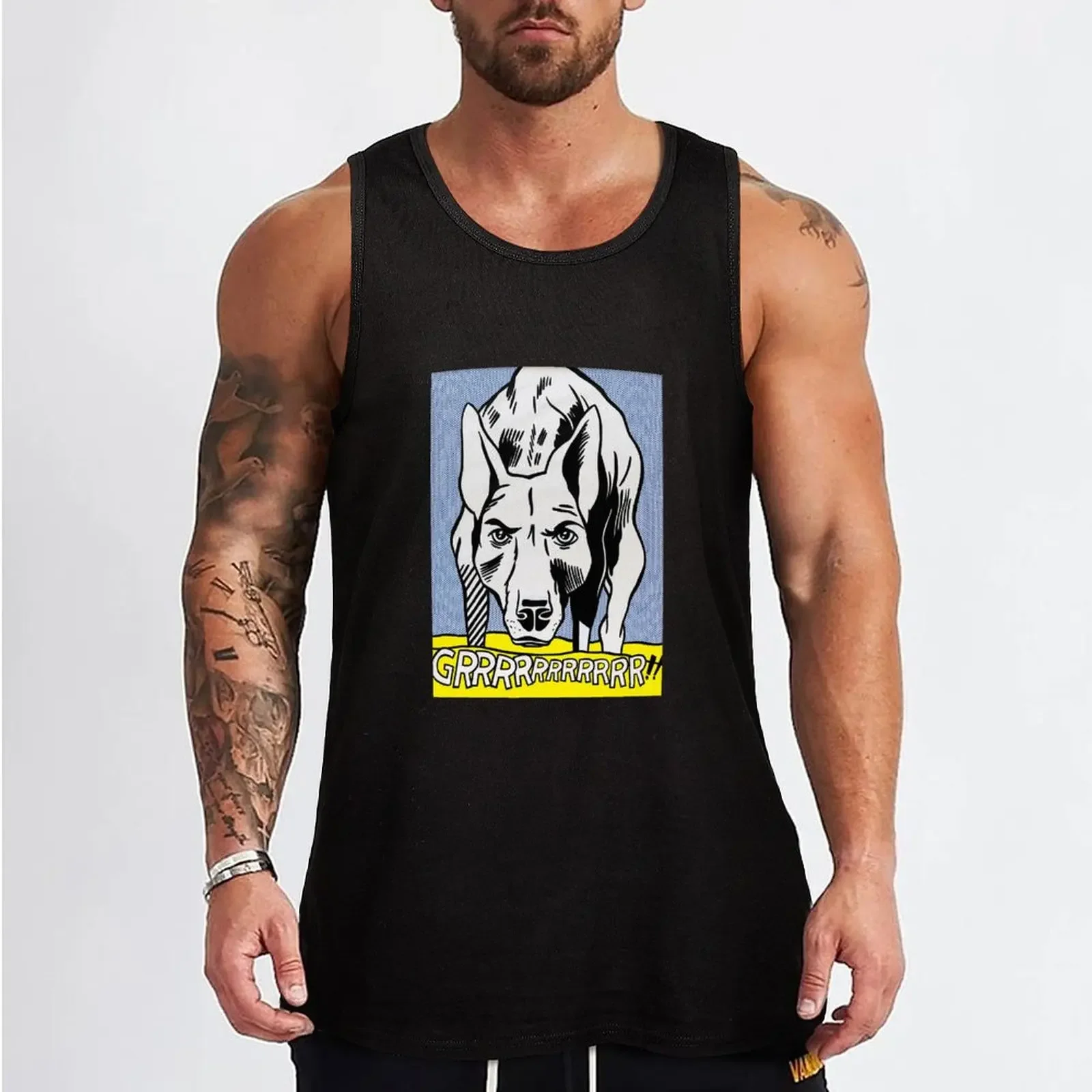 Musicians Passionate About Jazz Attend Concerts Roy Lichtenstein Cool Tank Top gym shirt men