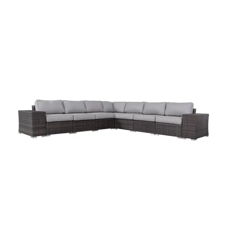 Ready-to-Use Outdoor Wicker Patio Sofa – Fully Assembled for Quick and Easy Setup