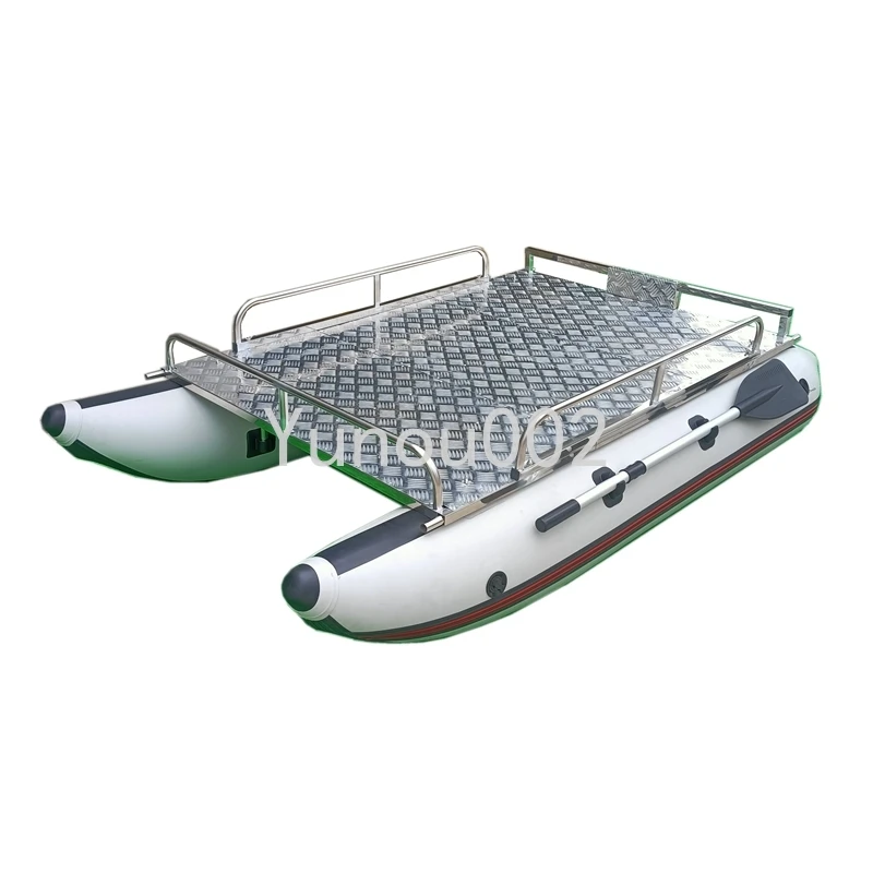 Double Inflatable Detachable Fishing Lane Sub Platform Thickened Waterway Water Platform Raft Fishing Boat