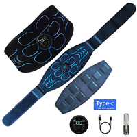 Smart Waist Muscle Toner Abdominal Toning Belt Body Massager Abs Trainer Muscle Training Workout Home Gym Fitness Equipment