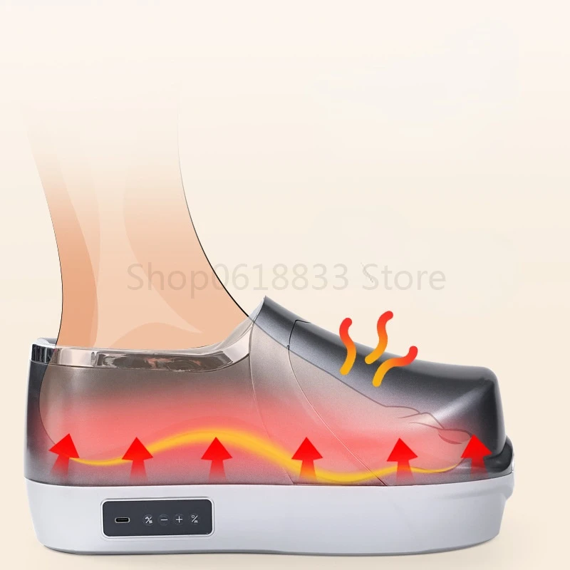 2022 Multifunctional Massage Shoes Foot Massager Electric Pulse Heating Foot Massager Infrared Thermal Massage Foot Massager