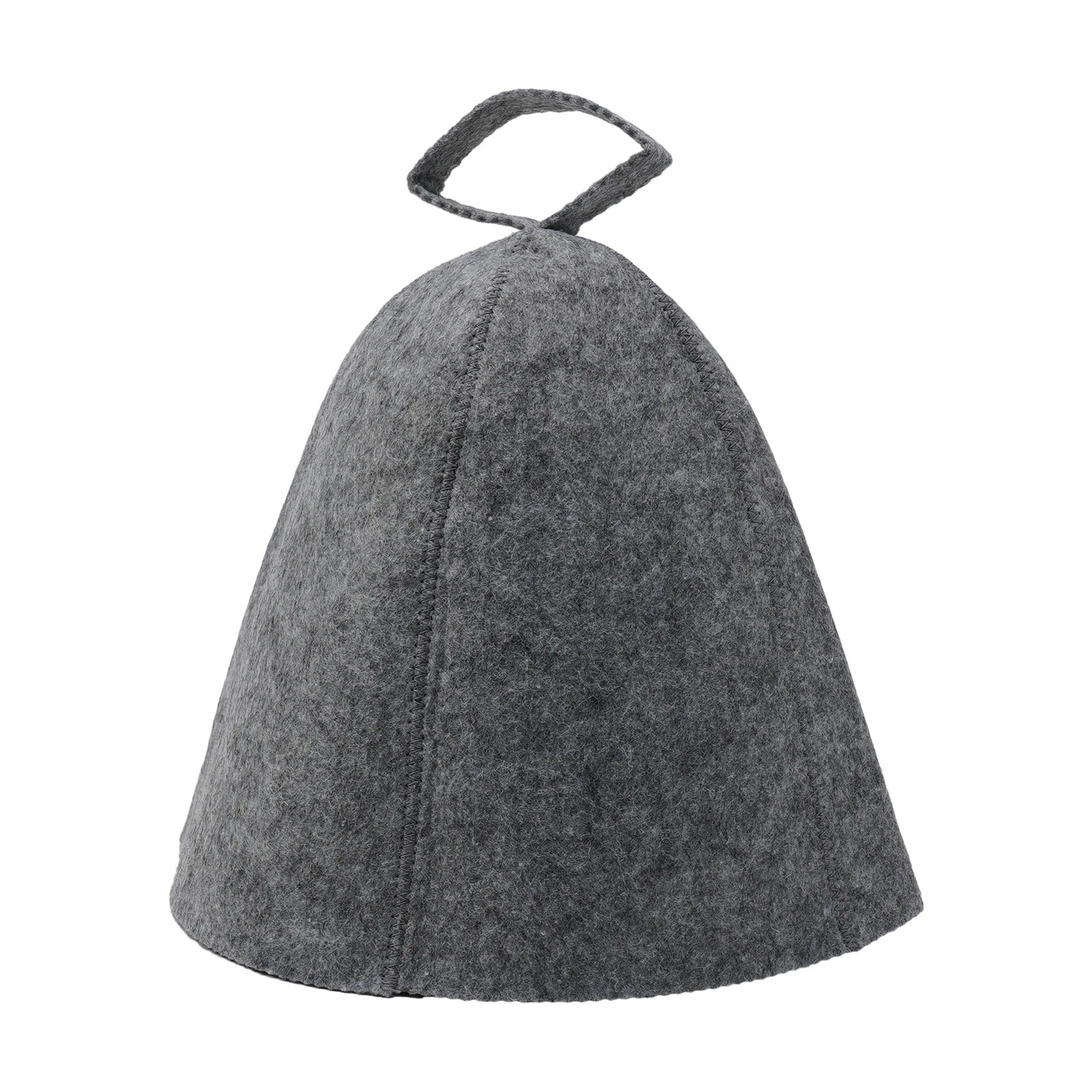 Premium Protection Soft Solid Hat Felt Wool Cap for Sauna and Shower Adjustable Size and Excellent Moisture Absorption