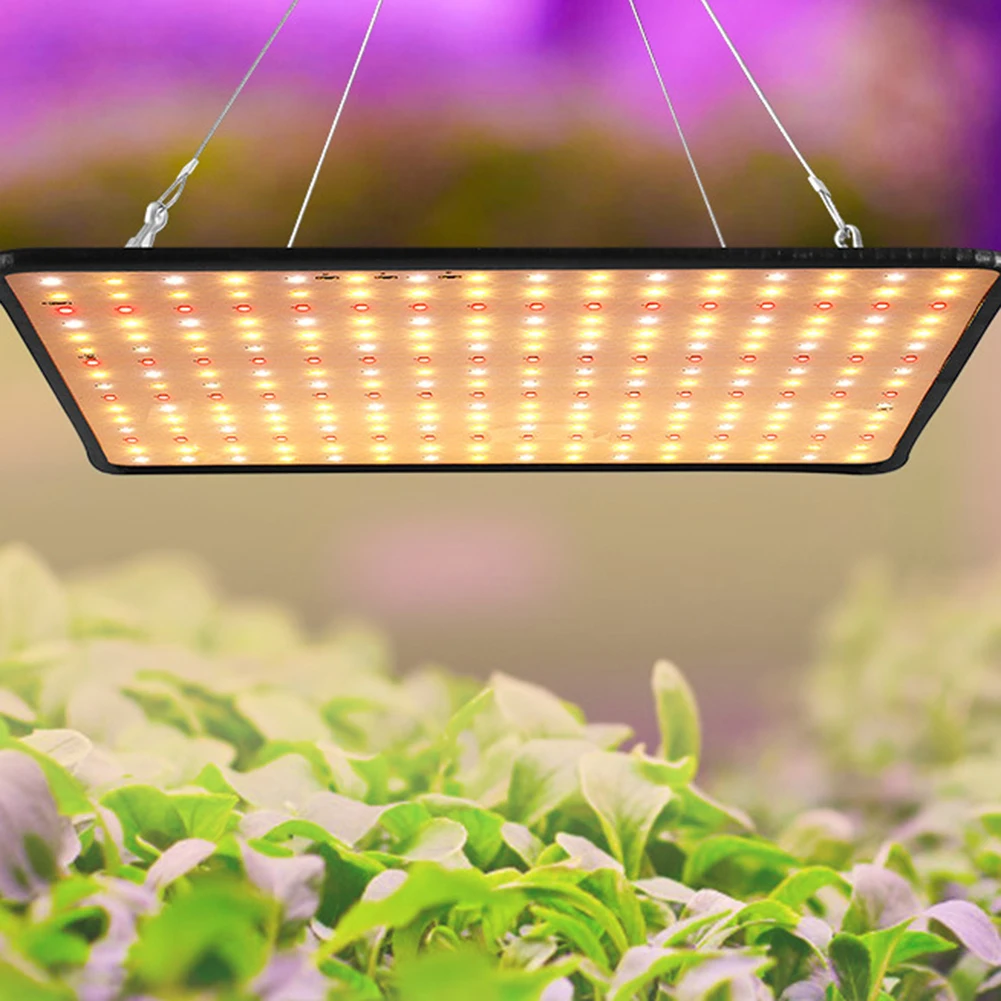 Led Grow Light Full Spectrum Grow Light 27W Paneelkweeklamp Met Hangend Touw Voor Zaailing Groenten Bloem