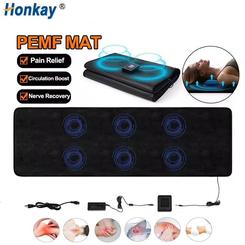 

200*60cm PEMF Mat PEMF Magnetic Therapy Device Physio Magneto Machine Full Body Pain Relief Nerve Recovery Circulation Boost