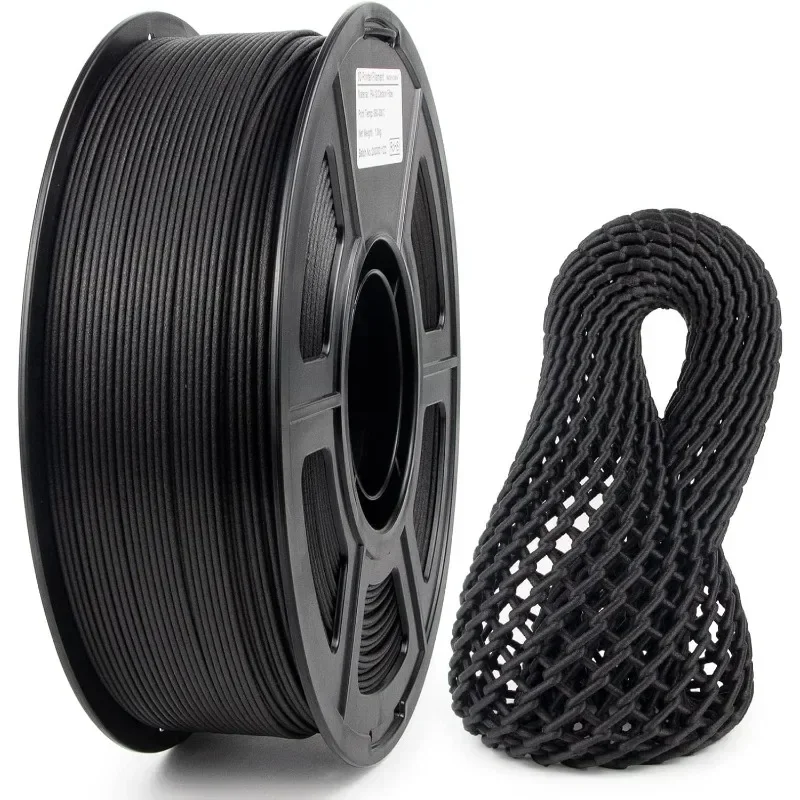 Carbon Fiber Nylon Filament 1.75mm, High-Temperature Resistant PA12-CF 3D Printer Filament, Enhanced Strength & Rigidity