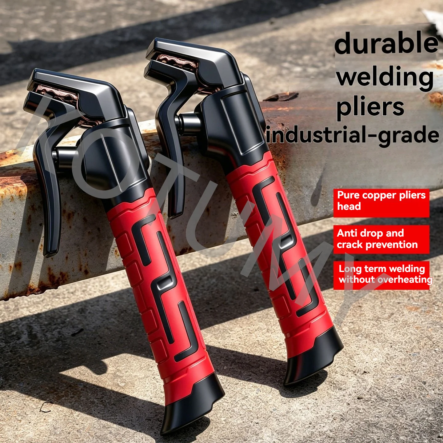 Copper Heavy Duty Jaw Holding Pliers Electrode Clamp Welding Machine Anti-Drop Stable Welding Accessories