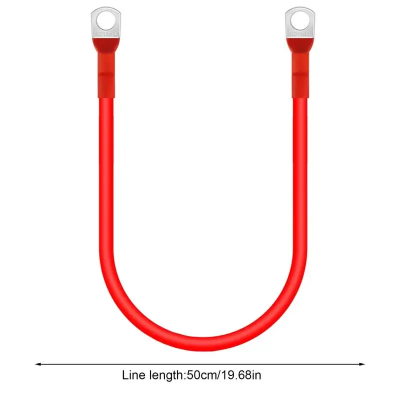 Battery Jumper Cable Automotive Replacement Jumper Cables 5AWG RV Battery Cables For Automotive Cars Marine Solar Application