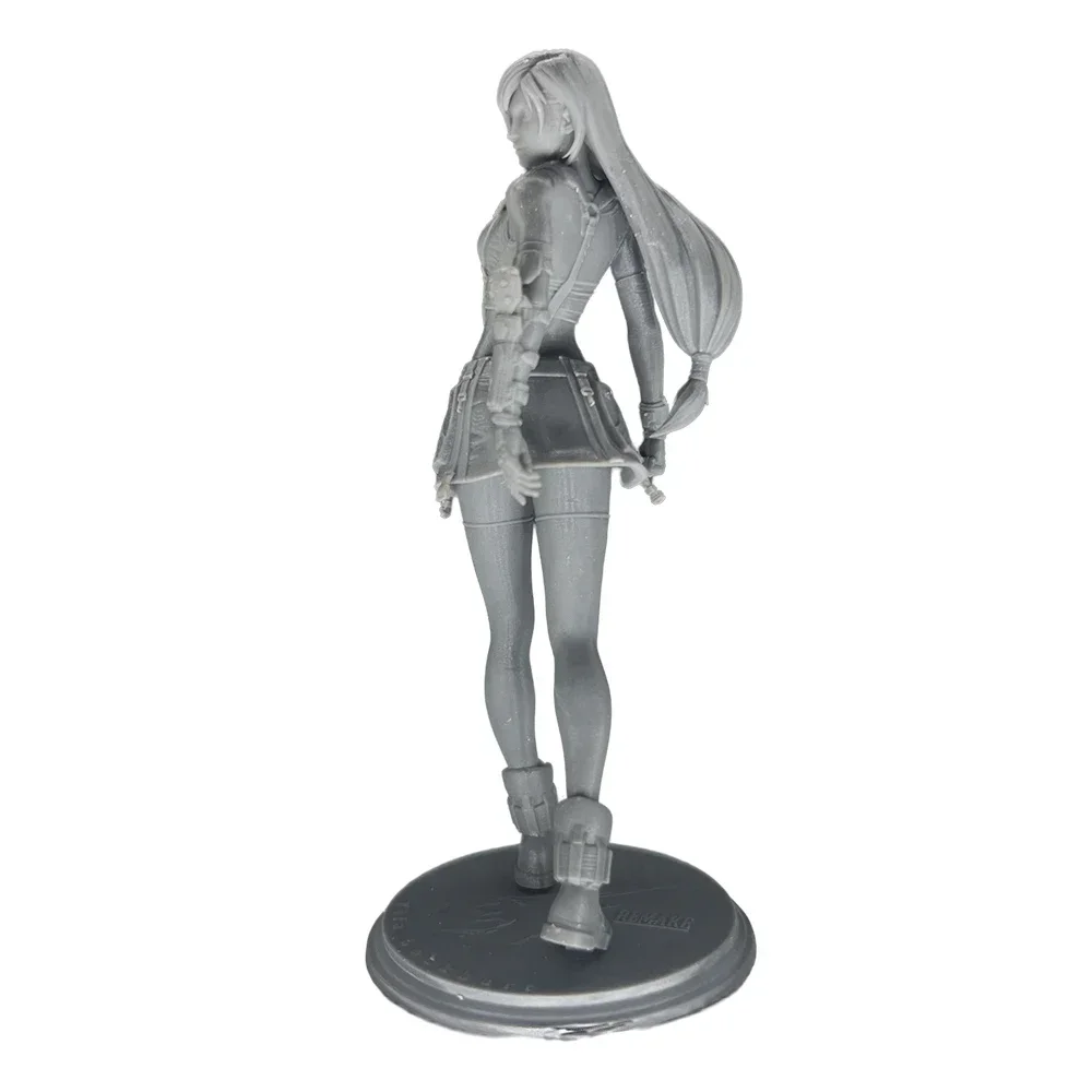 Tifa Anime Figure Miniature Statue 1:24 Resin Model Kit, Unpainted Plastic, A433