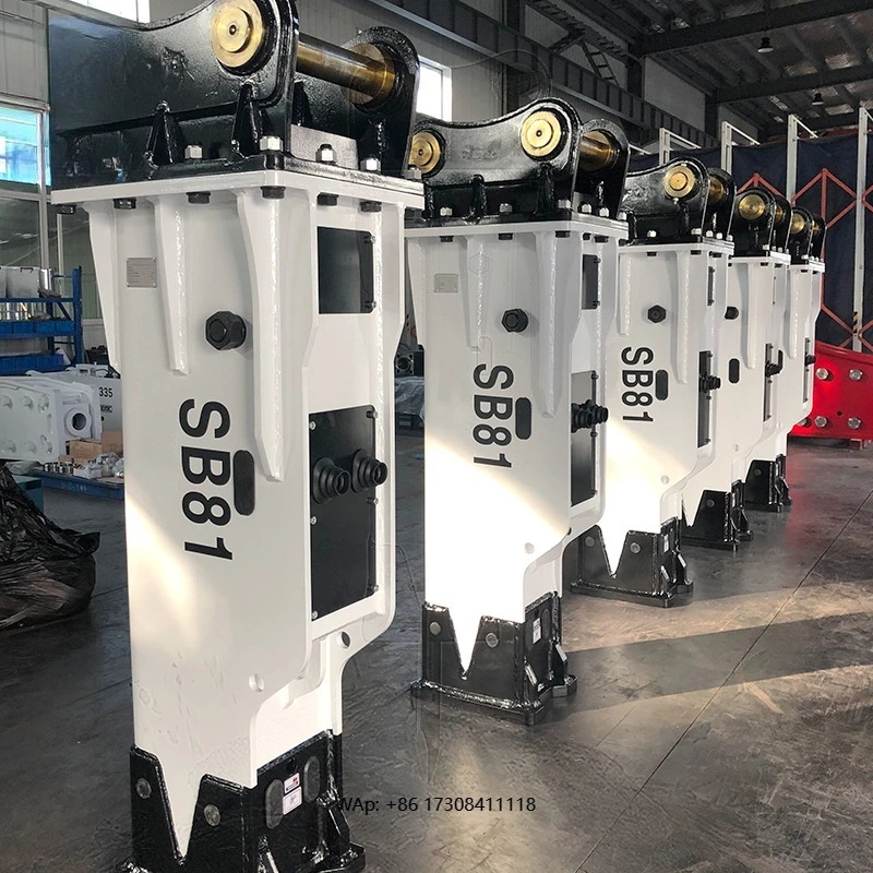 All SB Series 20 Ton Excavator Hammer GCB220S SB81 Hydraulic Rock Breaker for Concrete Stone Demolition Hammer
