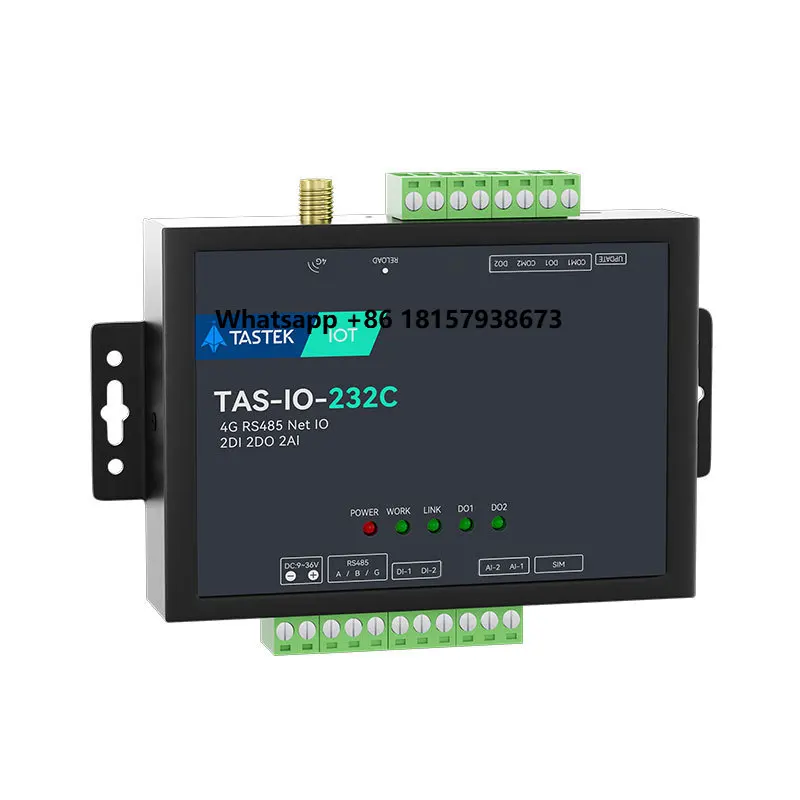 

4G Remote IO 2*DI+2*DO+2*AI+1*RS485