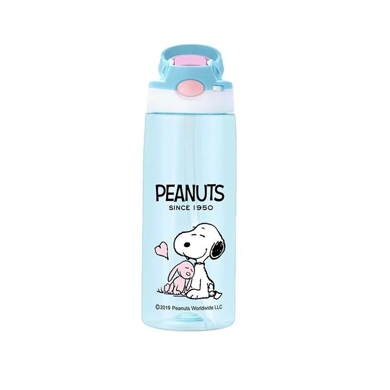 Cartoon Snoopy Children's Water Cup Summer Sippy Cup Tritan High Temperature Resistant Outdoor Large Capacity Sports Kettle Gift