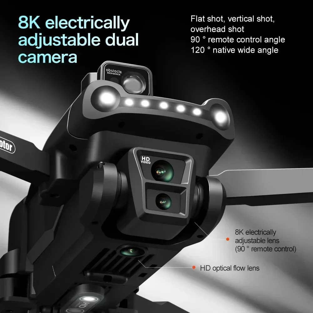 Original V198GPS 4K Drone Profesional FPV Brushless Laser obstacle avoidance Aerial Optical Foldable Quadcopter Mini 8K Dron