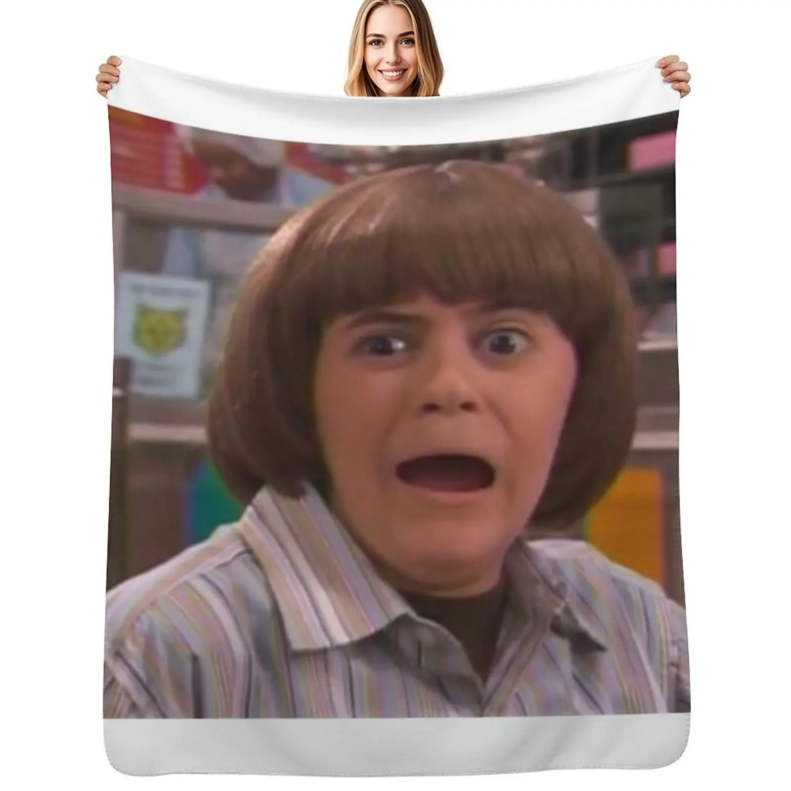 

Coconut Head Throw Blanket for babies Cute Plaid Plaid halloween Blanket
