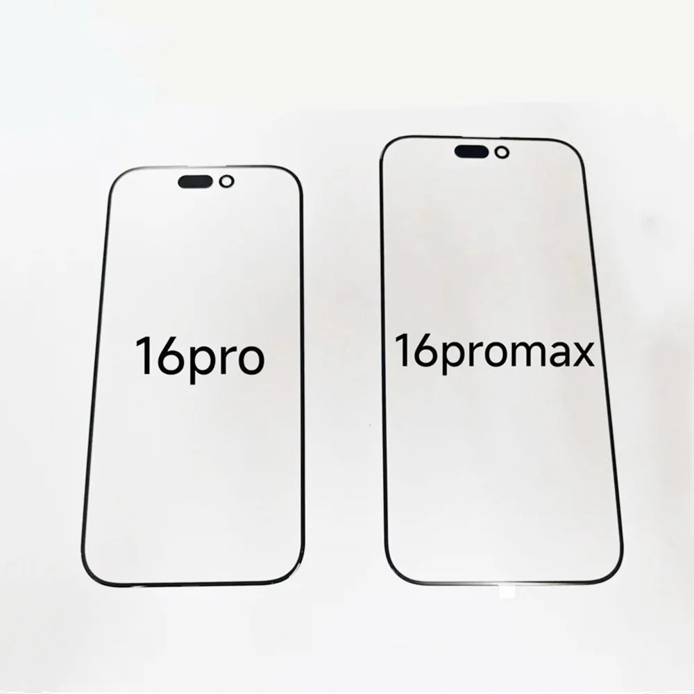 10pc 1:1 Similar OEM Outer Glass With OCA Glue Film For iPhone 16 15 Pro 15pro 14 13 12 pro max LCD Touch Screen Replacement