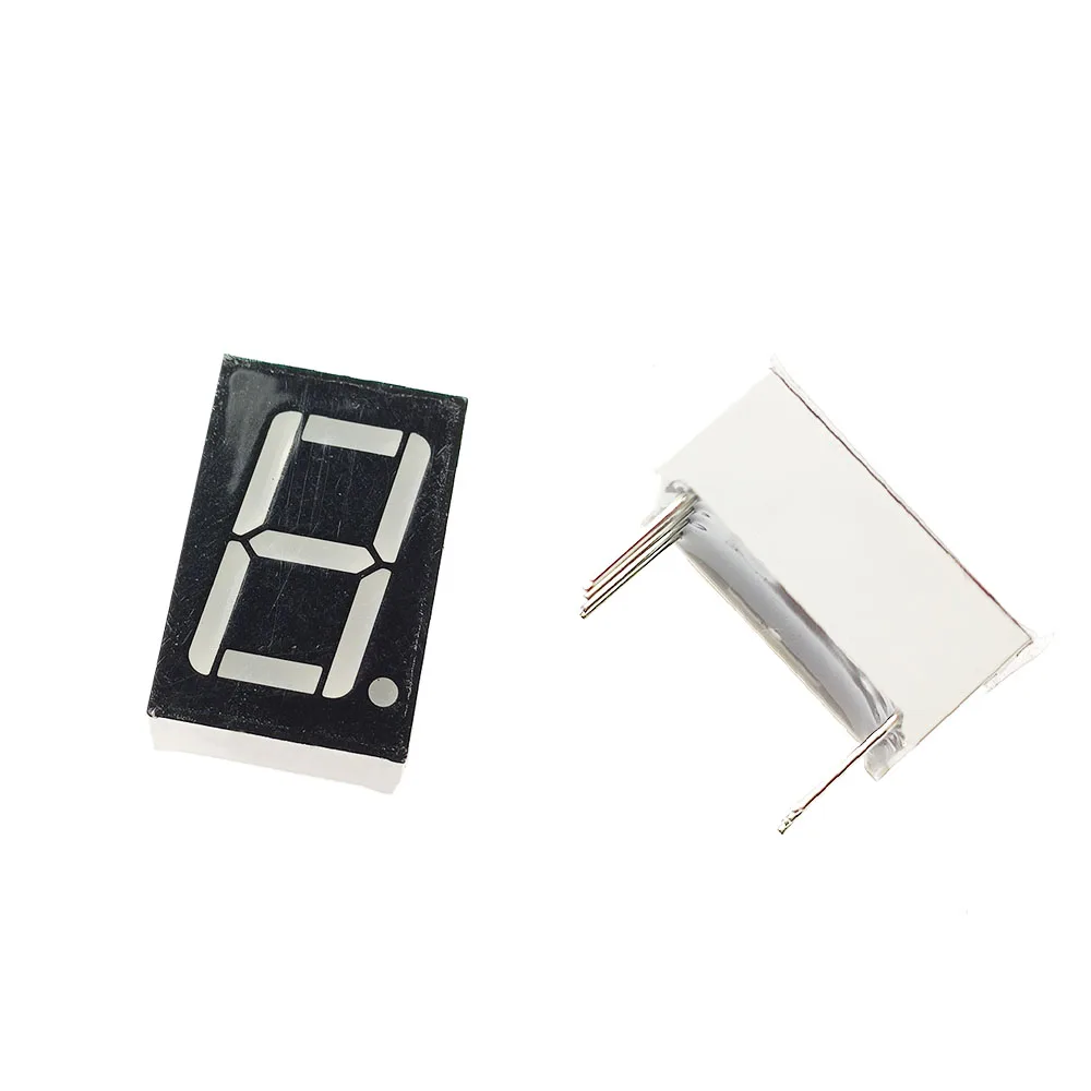 Tabung Digital LED 0.56 Inci Satu Bit 5161BS Co Lampu Merah Terang Positif 2 Set
