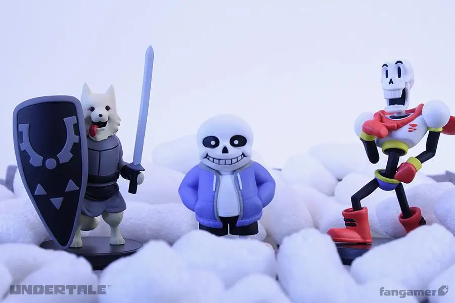 Fangamer-Figurines officielles Undertale, Sans Papyrus Toriel