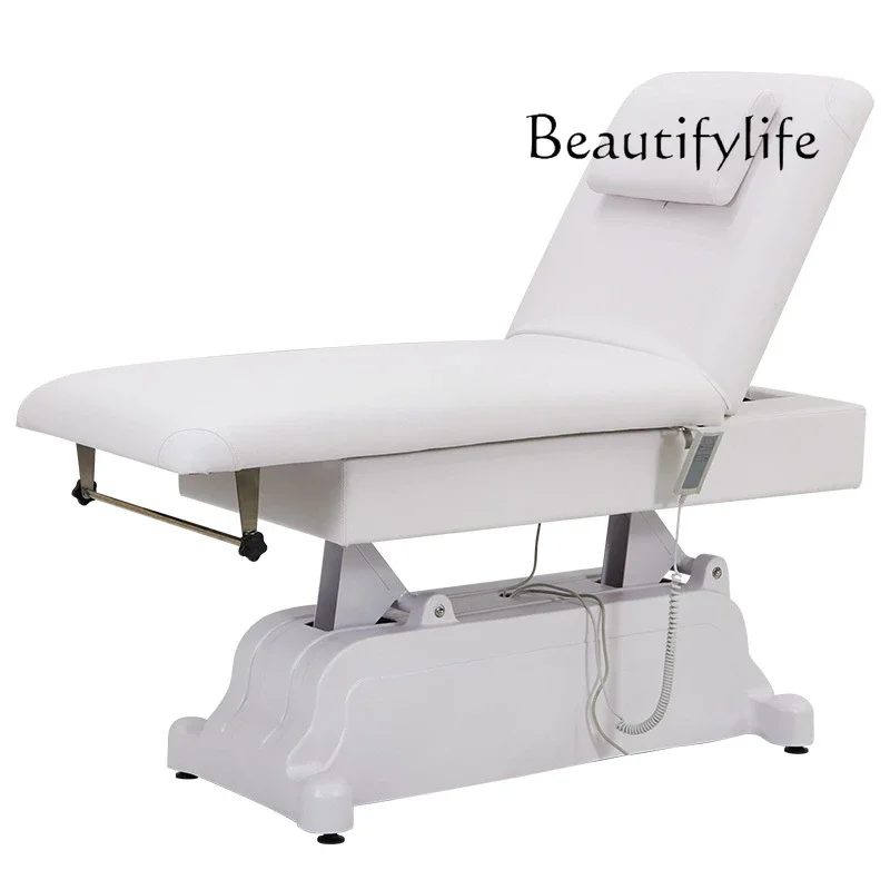 Electric Lift Beauty Care Bed Beauty Salon Special Micro Plastic Body Massage Tattoo Embroidery Physiotherapy Bed