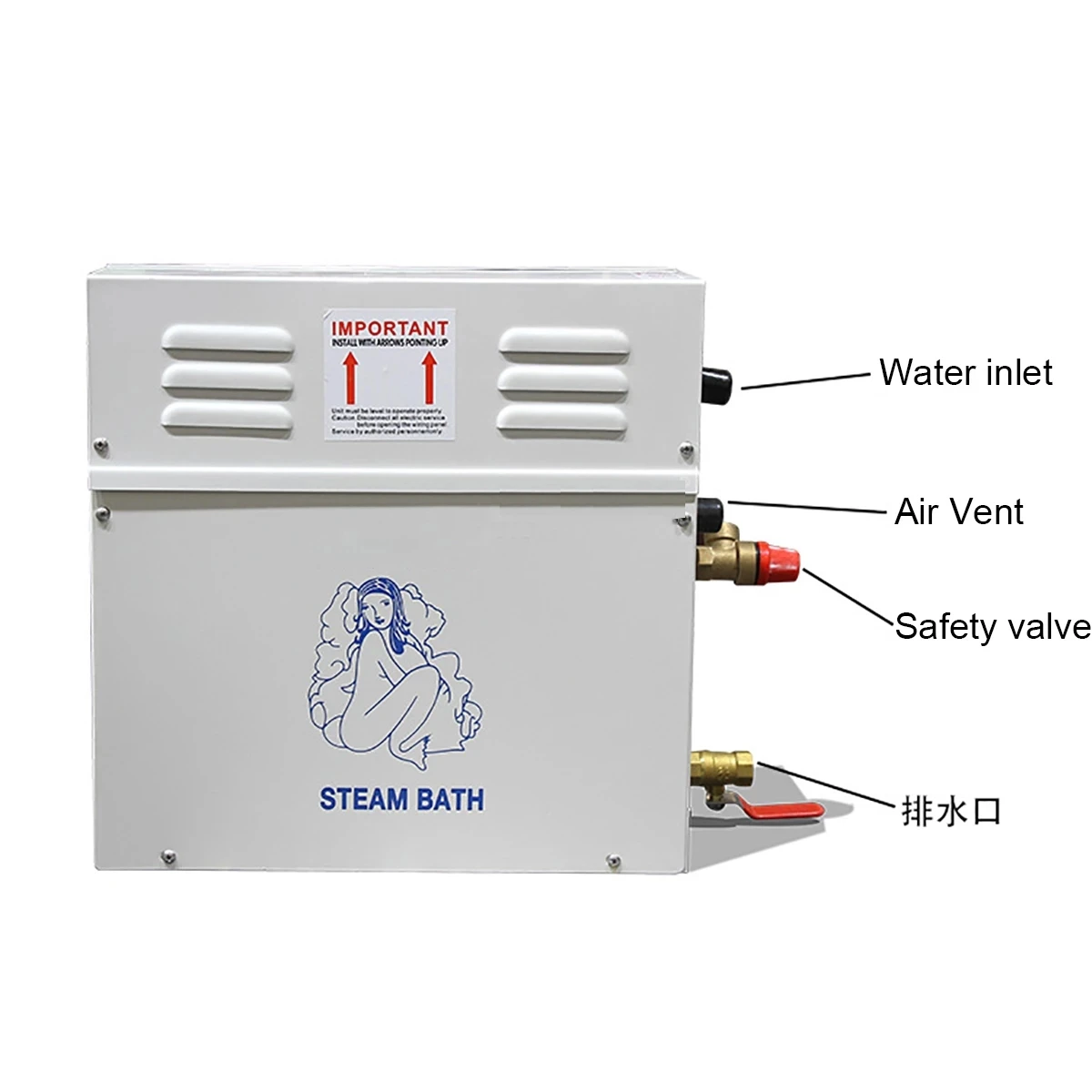 9KW Fumigation Machine Steam Generator Sauna Steam Bath Machine For Home Sauna Room SPA  220V With Digital Controller