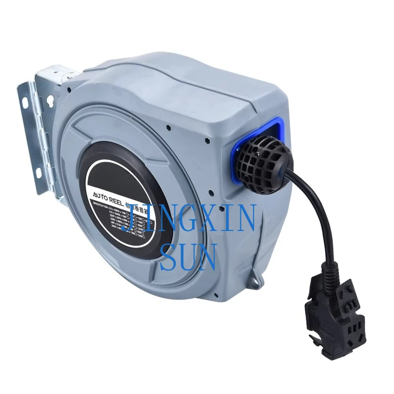 Electric drum reel Automatic telescopic reel Copper core wire Suspended reel Cable take-up 20 meters