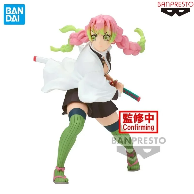 Original Genuine Banpresto VIBRATION STARS Demon Slayer 13cm Kanroji Mitsuri Anime Action Figures PVC Toys Gift Collectible