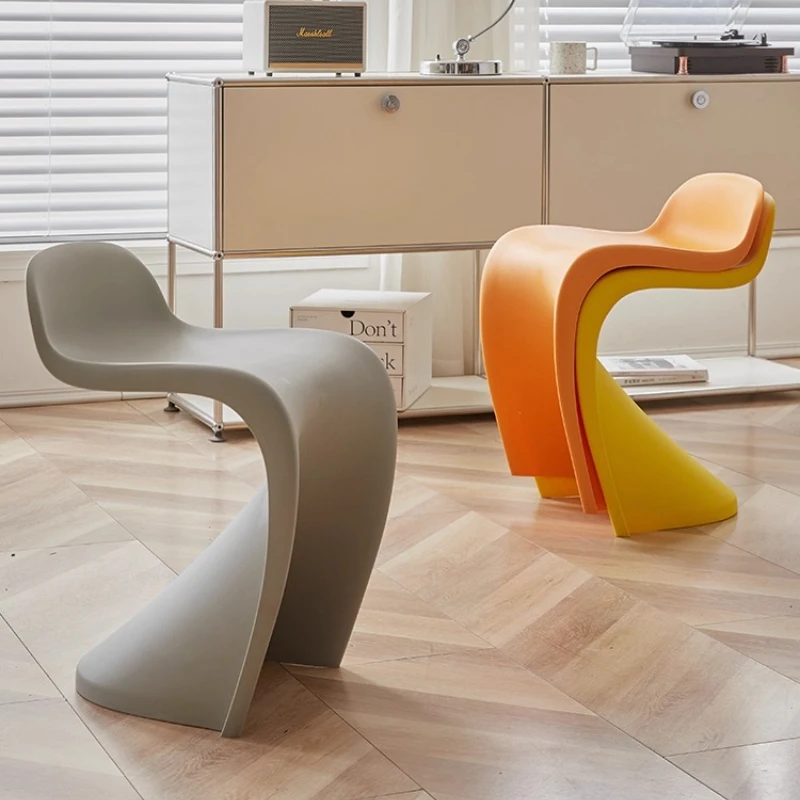 Modern Stackable Thickened Plastic Pantone Chair Dining Room Chairs for Kitchen Home Furniture Leisure Chair Dinner Chairs