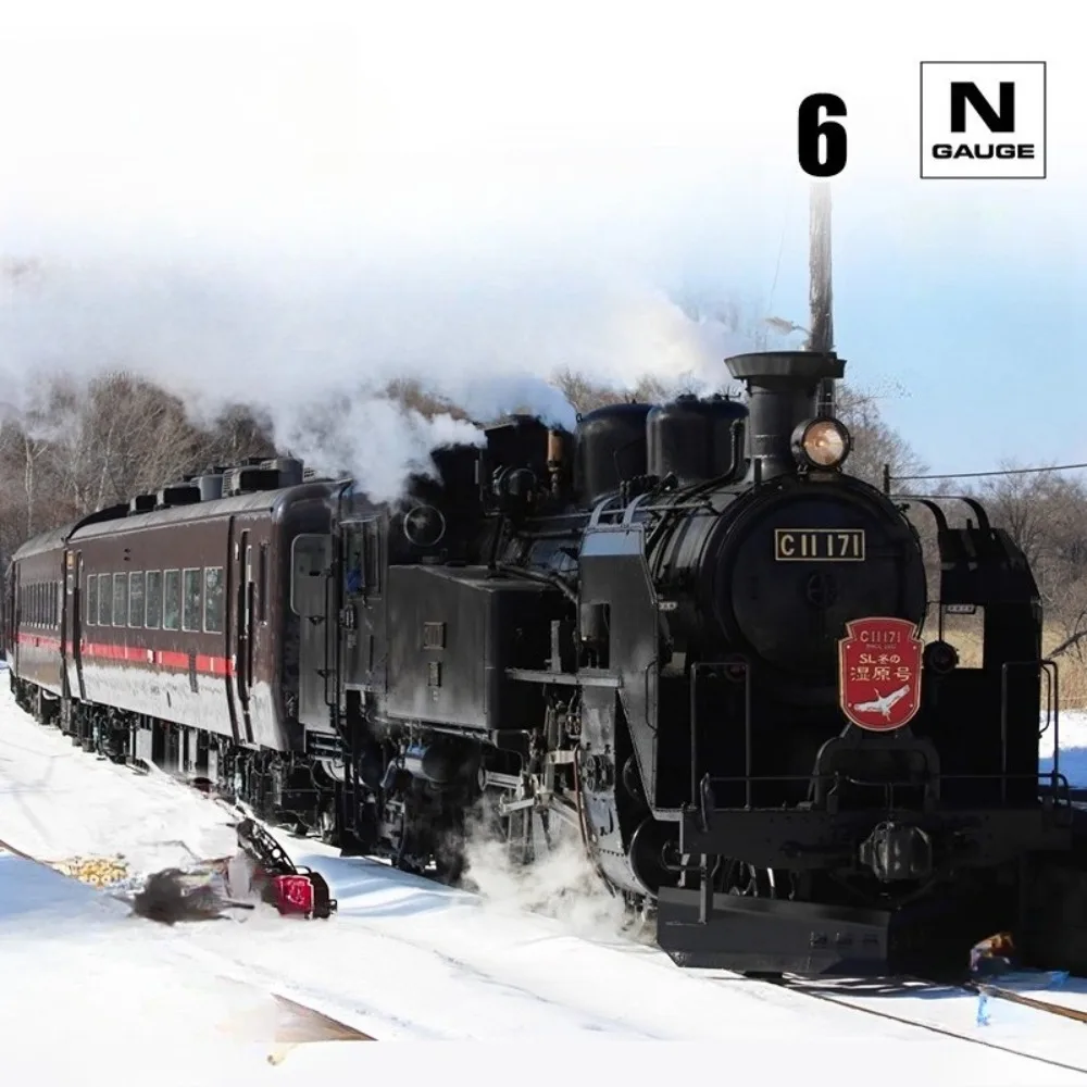 كاتو N-type 1/160 نموذج قطار C11 قاطرة بخارية + 14 سلسلة 500 سيارة ركاب 6 سيارات قطار مجموعة 10-1958 لعبة للأولاد هدية