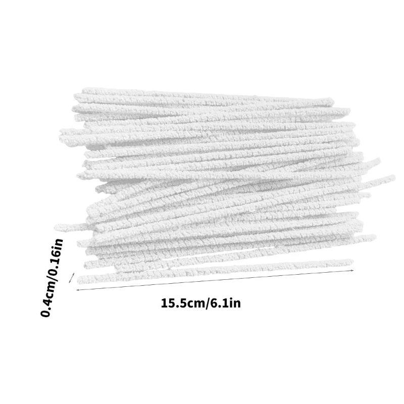 100 قطعة من أنابيب الناي والآلات الموسيقية ملحقات أدوات التنظيف الصحية