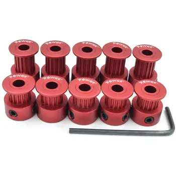 Rozvodová kladka POWGE GT 16 zubů 2GT 2MGT, průměr otvoru 5 mm, pro GT2, otevřený synchronní řemen, šířka 6 mm/10 mm, malá vůle, GT2 16 zubů 16T 6 nejlepší prodej holicí strojek fk 605 - №4