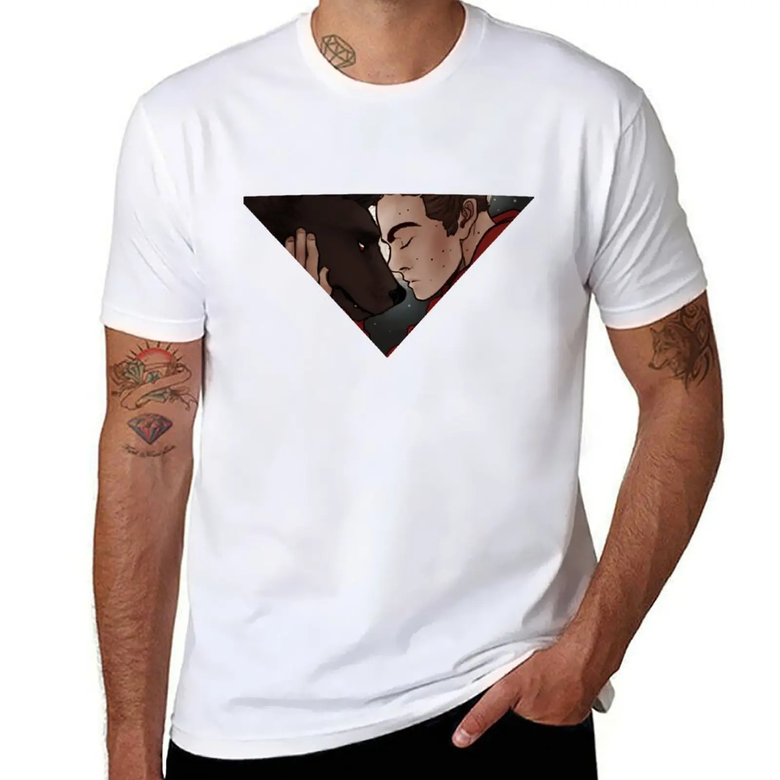 

Sterek T-Shirt t shirt men 100% cotton luxury brand cotton tshirt 100% T-Shirt