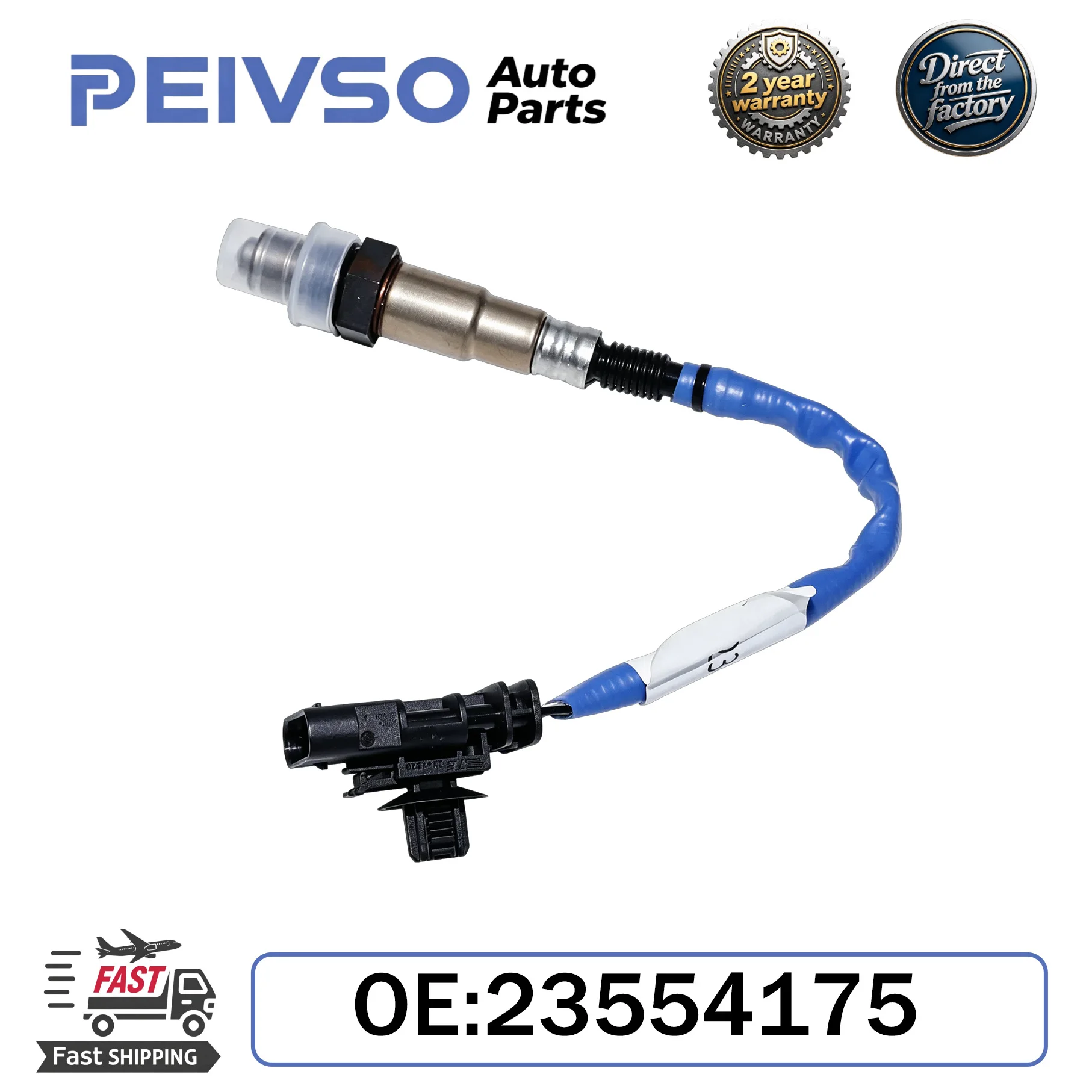 PEIVSO 23554175 Front Oxygen Sensor for MG HS 1.5T(20T)2019-/MG6 MK3 2020-/ROEWE EI6 PLUS eRX5 i5 i6 RX5 Max/WULING/BAOJUN 510