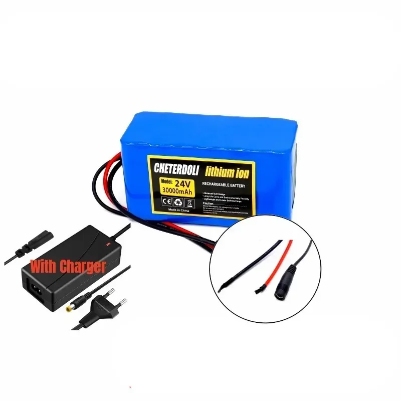 24 V 7S3P 18650 Li-Ion Batterij Lithium Batterijen voor Elektrische Motor Fiets Ebike Sccooter Speelgoed Boor Met 2A Lader