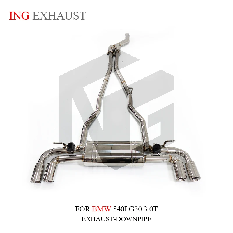 

ING Exhaust Ultra Stainless steel Catback for BMW 540i g20 g30 B48 B58 3.0t Car Electronic Remote Valve Sections Upgrade System