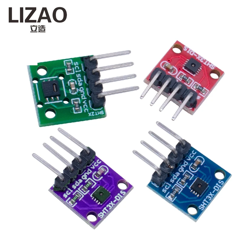 LIZAO SHT30 SHT31 SHT35 I2C Digital Temperature Humidity Sensor Wide Voltage DIS Module High Accuracy Electronic Parts