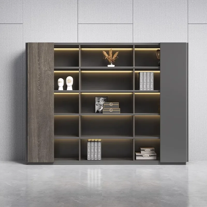 

Блокнот для файлов Boss t Storage Офисный деревянный современный офисный фон Книжный шкаф для файлов