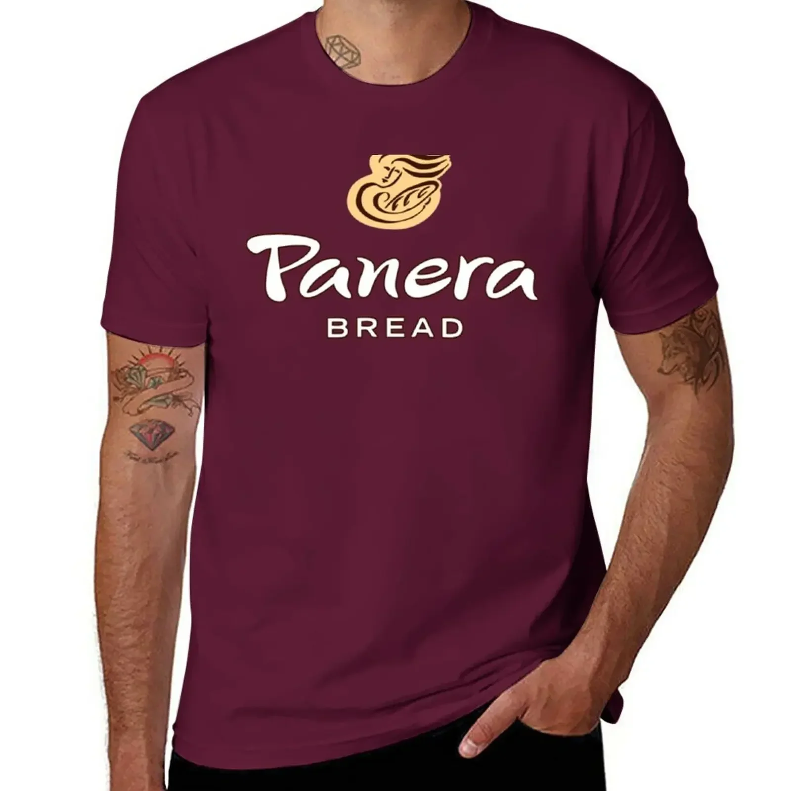 Panera JxLogo T-shirt pour hommes, Économie graphiques, Économie d'été, Économie noirs unis, Meilleures ventes