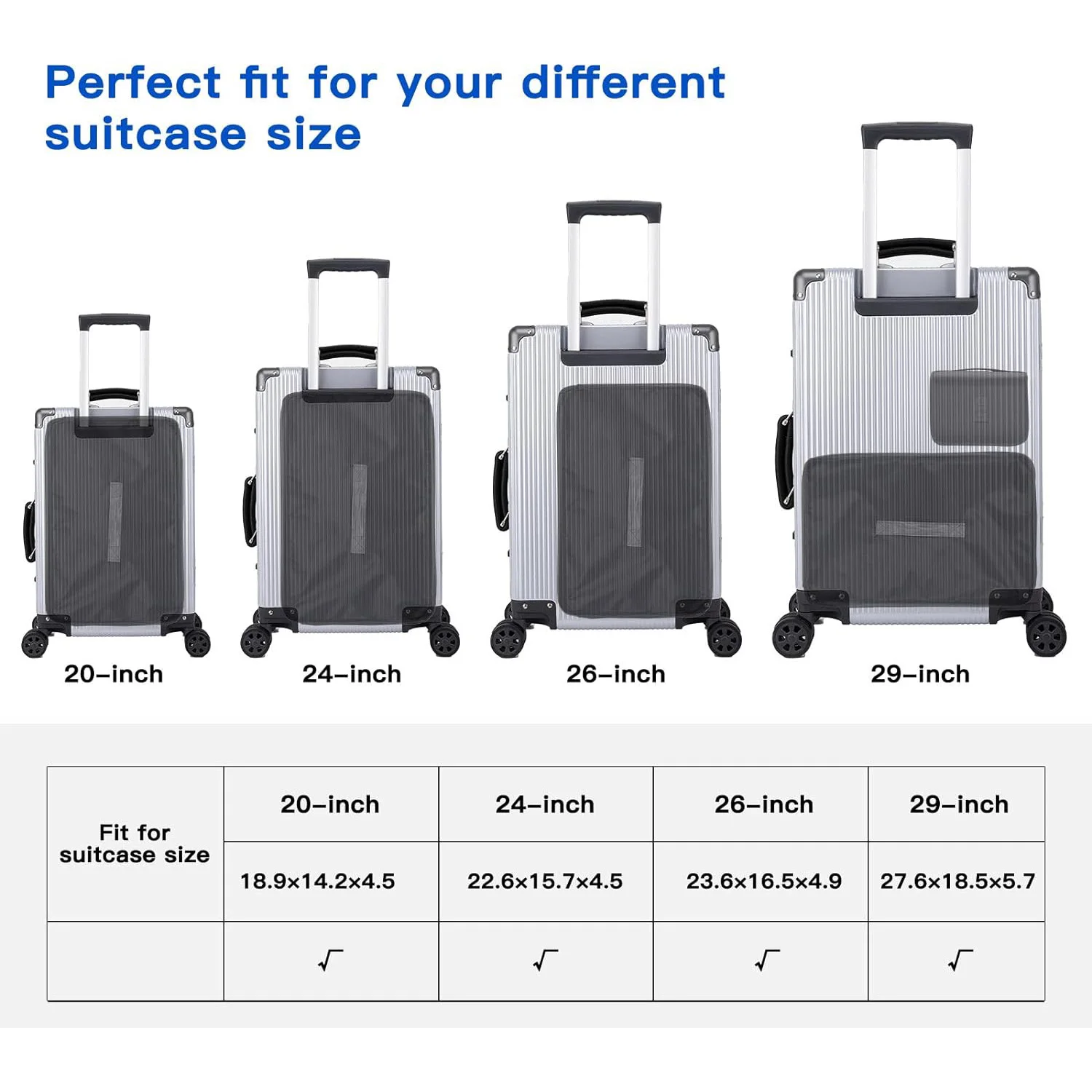 1 Piece Portable Hanging Travel Shelf, 20×17.7inch Luggage Packing Organiser, Large Travel Essentials (Black)